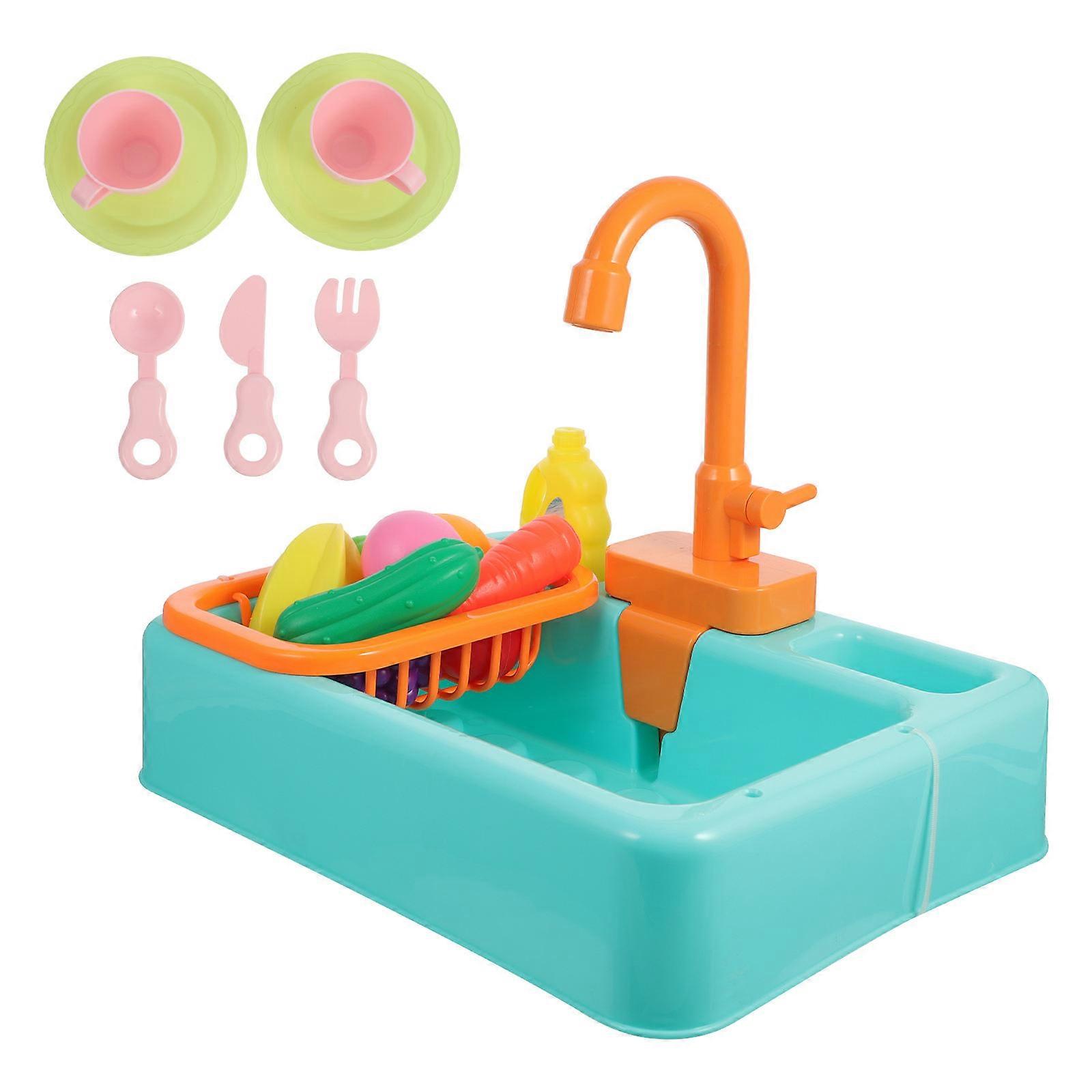 Bird Tap Bath Automatic Faucet For Pet Care Birds Green 34.5X25CM 1Set