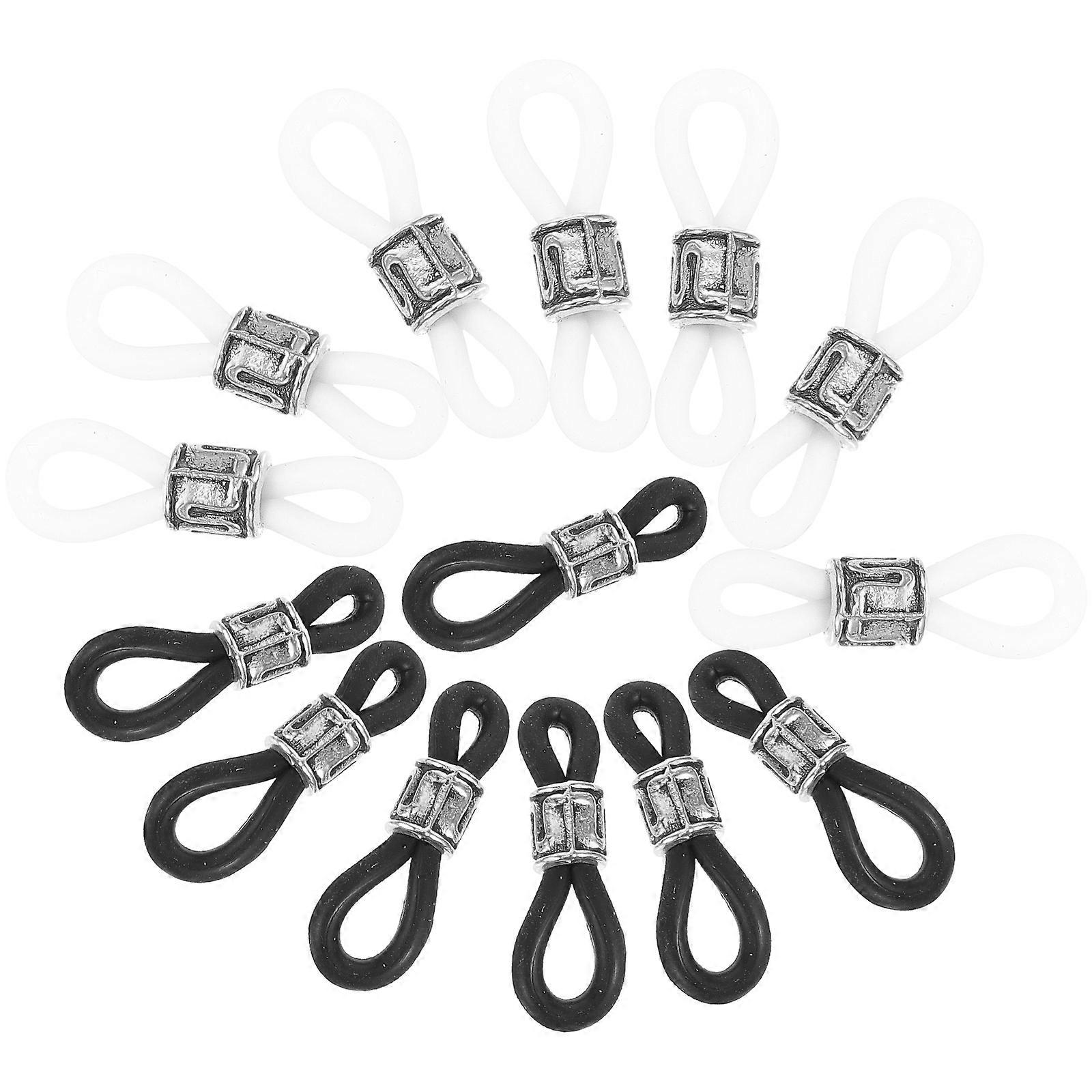 Glasses Chain Ends Eyeglass Rope Ends Replacement Connectors Anti Lost For Daily Use 20Pcs