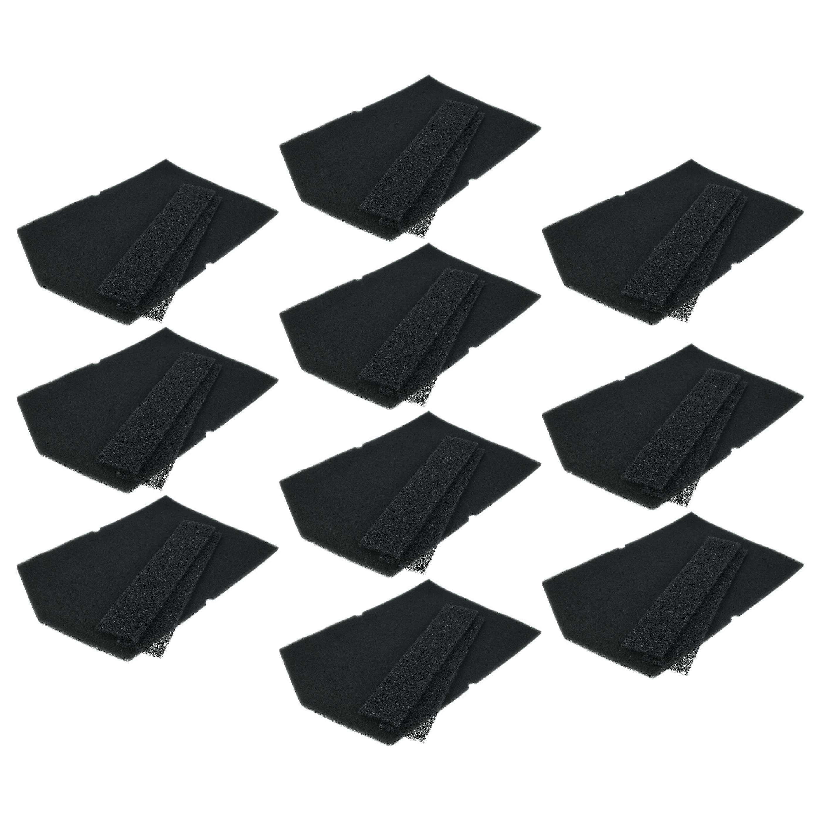 vhbw 30x skumfilter kompatibelt med Miele T 8967 WP EcoComfort, T 8966 WP EcoComfort, T 8957 WP EcoComfort, T 8947 WP EcoComfort torktumlare