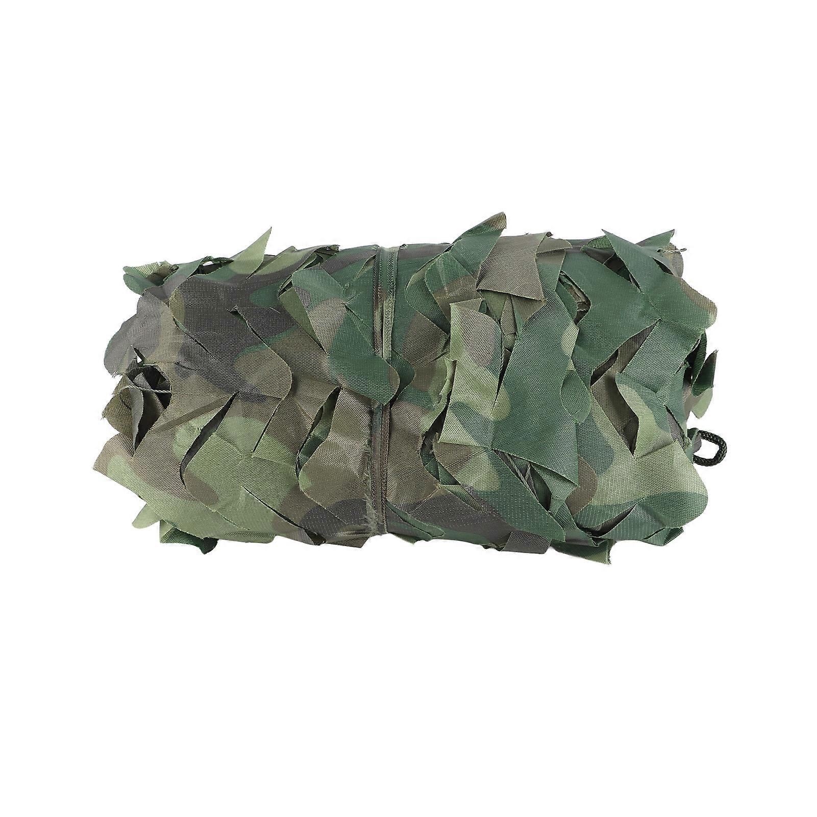 Filet de camouflage militaire d'extérieur 2 x 3 m, feuilles de forêt, pour la chasse, le tir et le camping