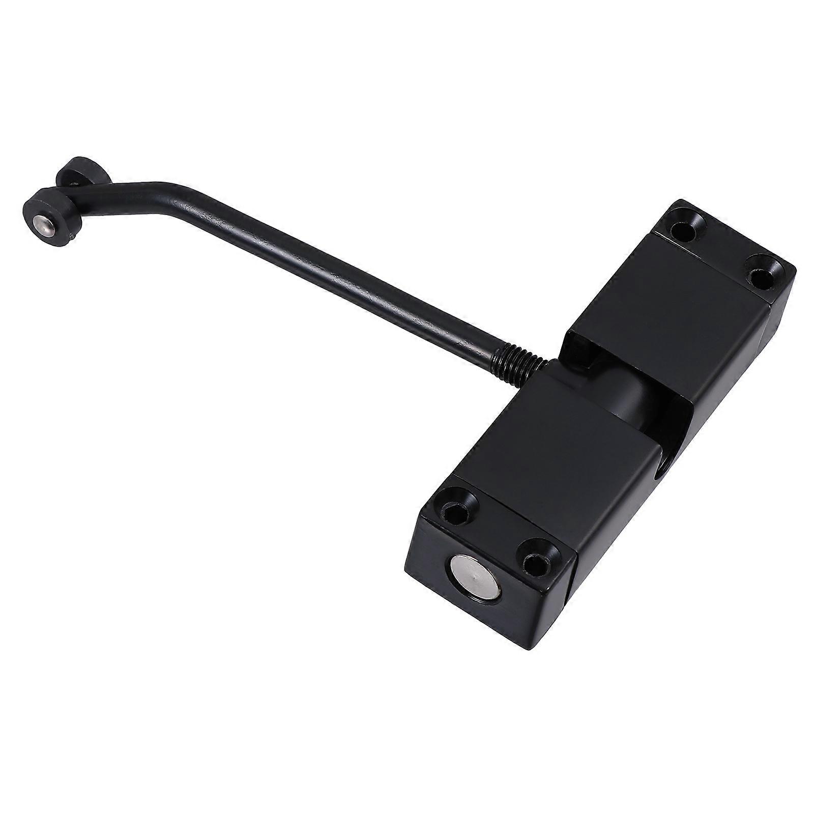 Hotel Automatic Door Closer Adjustable Closing Force For Home Use 16x10cm Black 1 Set