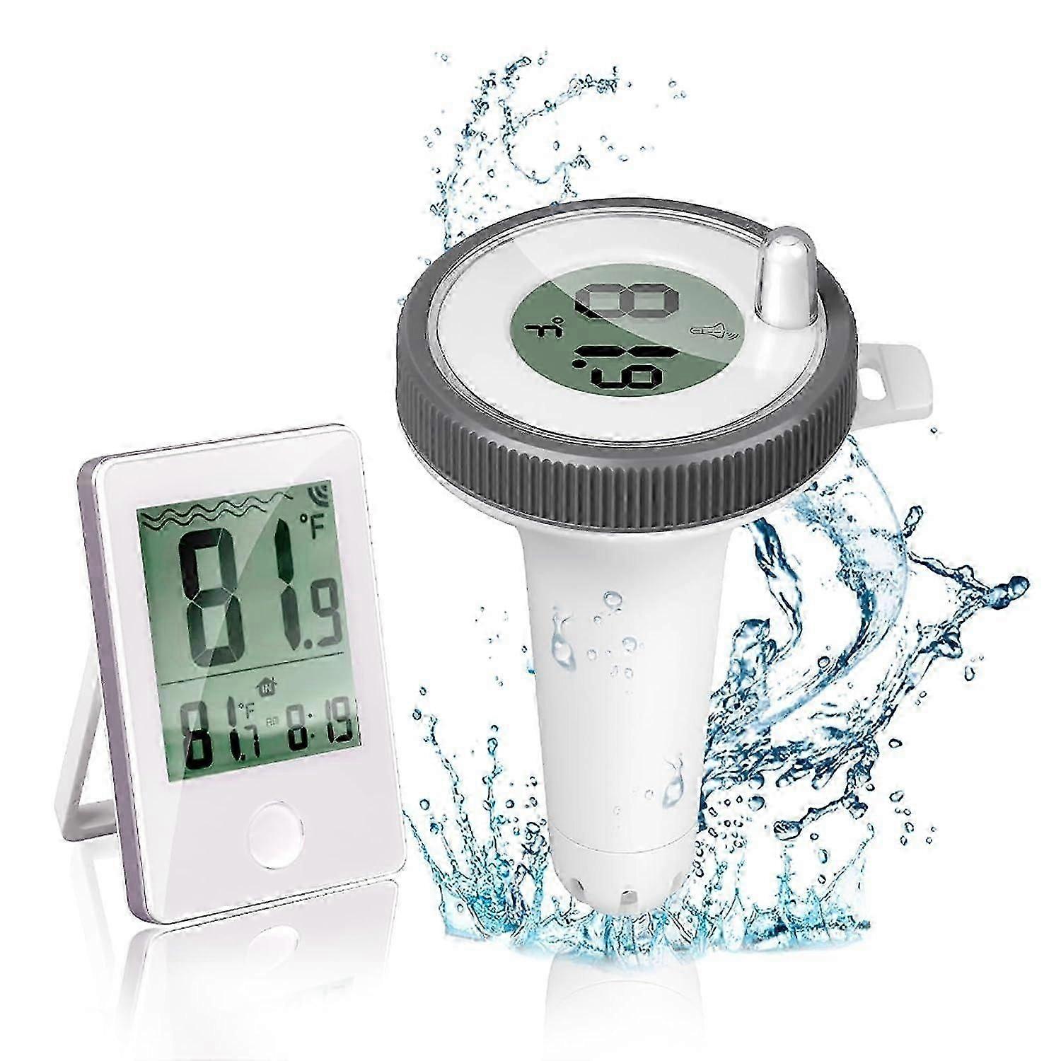 2025 Latest Model Pool Thermometer Floating Easy Read Digital Wireless Pool