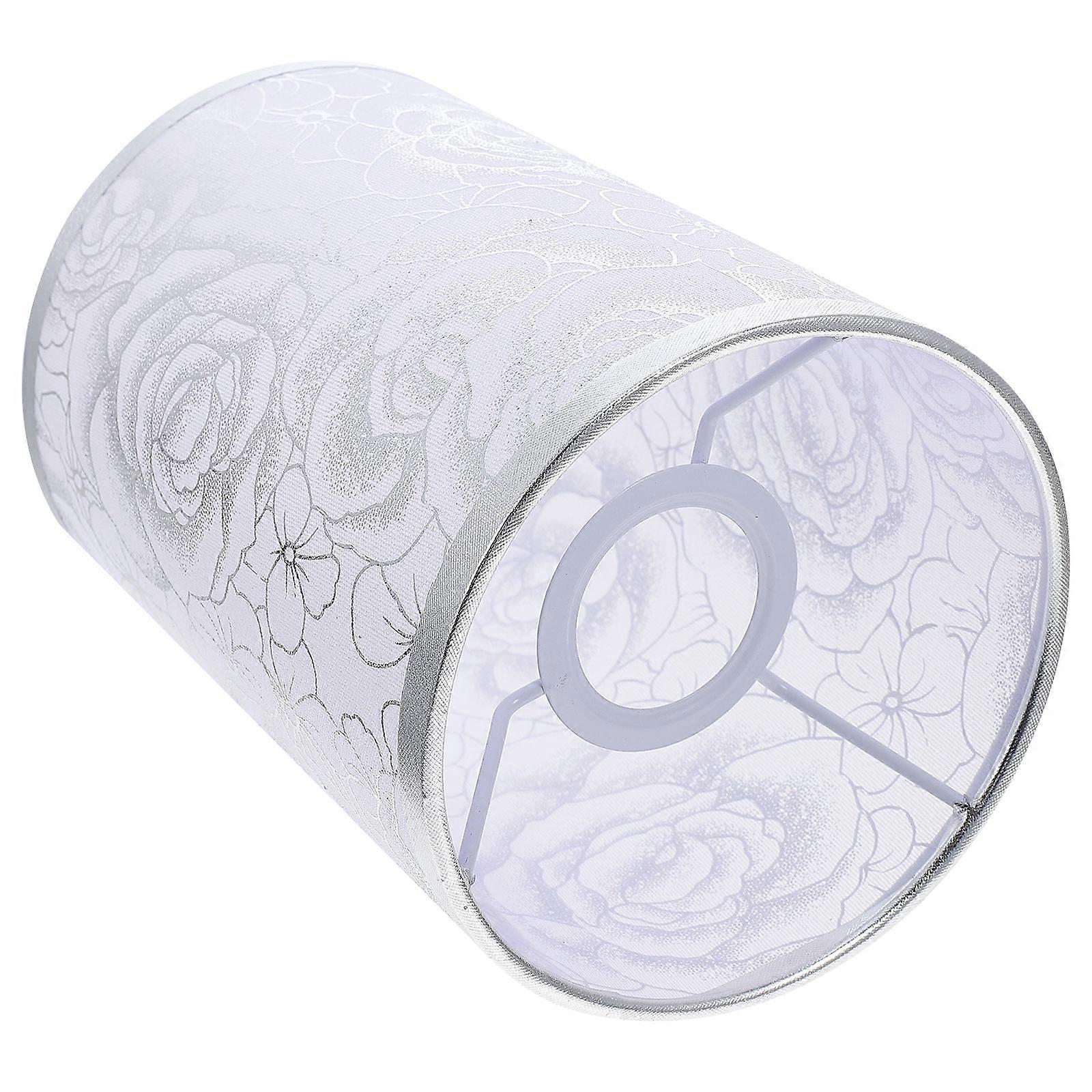 Modern Simple Decorative Cloth Art Lampshade for Home Table & Ceiling Lamps, Cylindrical Light Cover