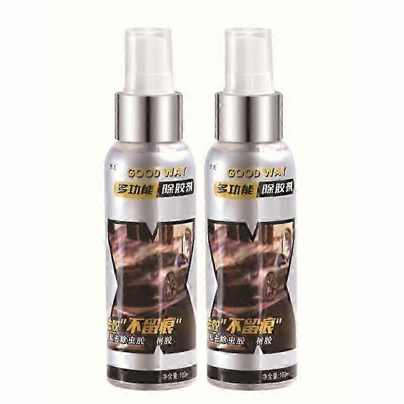 2x rapide facile dissolvant d’adhésif nettoyant multi-usages voiture murale autocollant verre étiquette colle résidus agent d’élimination spray