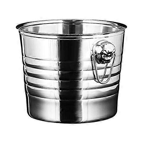 Ice Bucket With Lid And Ice Tongs Stainless Steel DoubleWall Insulated Ice Bucket