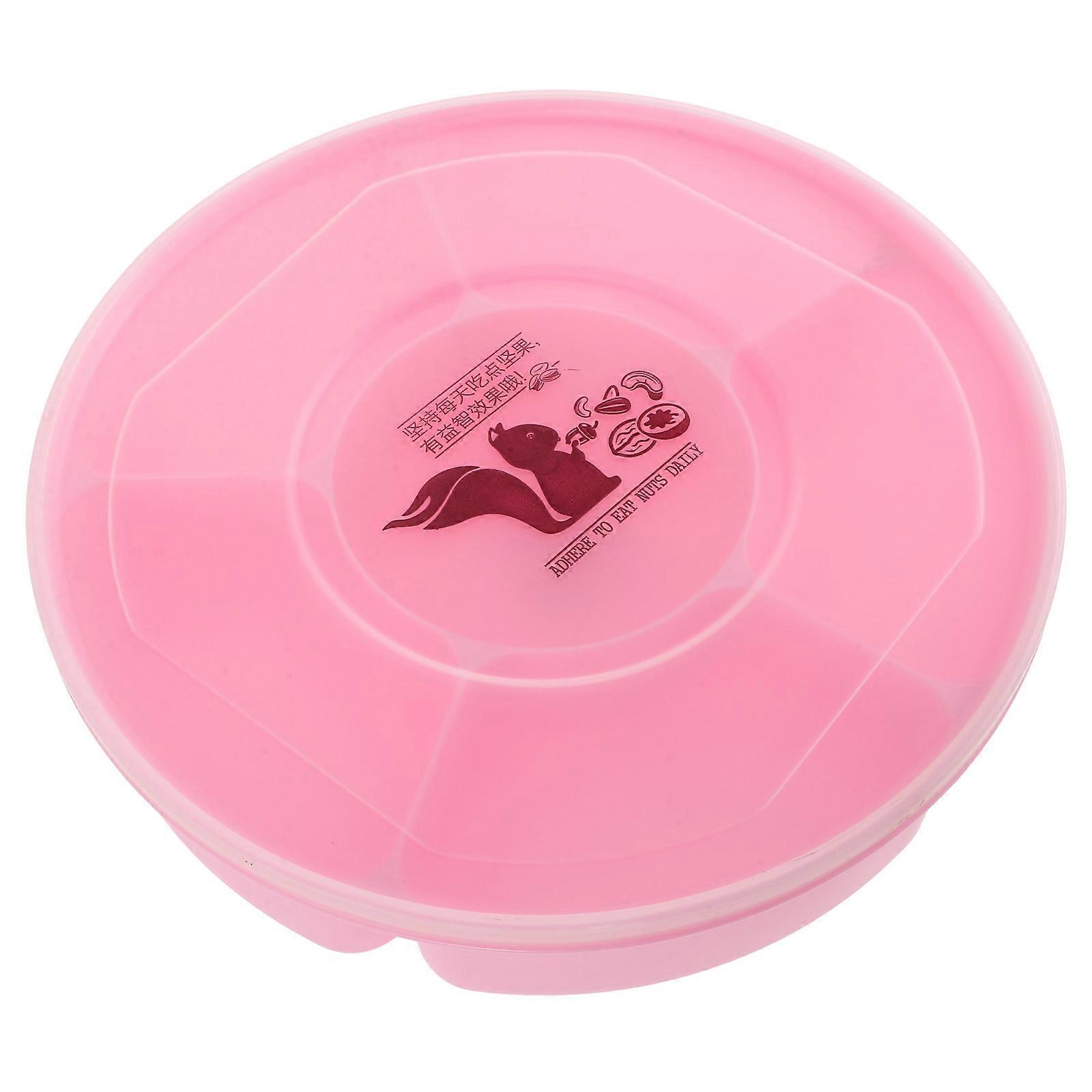Round Compartment Tray Creative Multi Sectional Snack Serving Tray Set for Home Any Event Modern European Style 1Pack