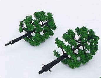 10pcs Model Trees: Miniature Trees - Tiny Scenery Adornments For Sand Table Architectural Models Diy Scenery Office Desk Decor