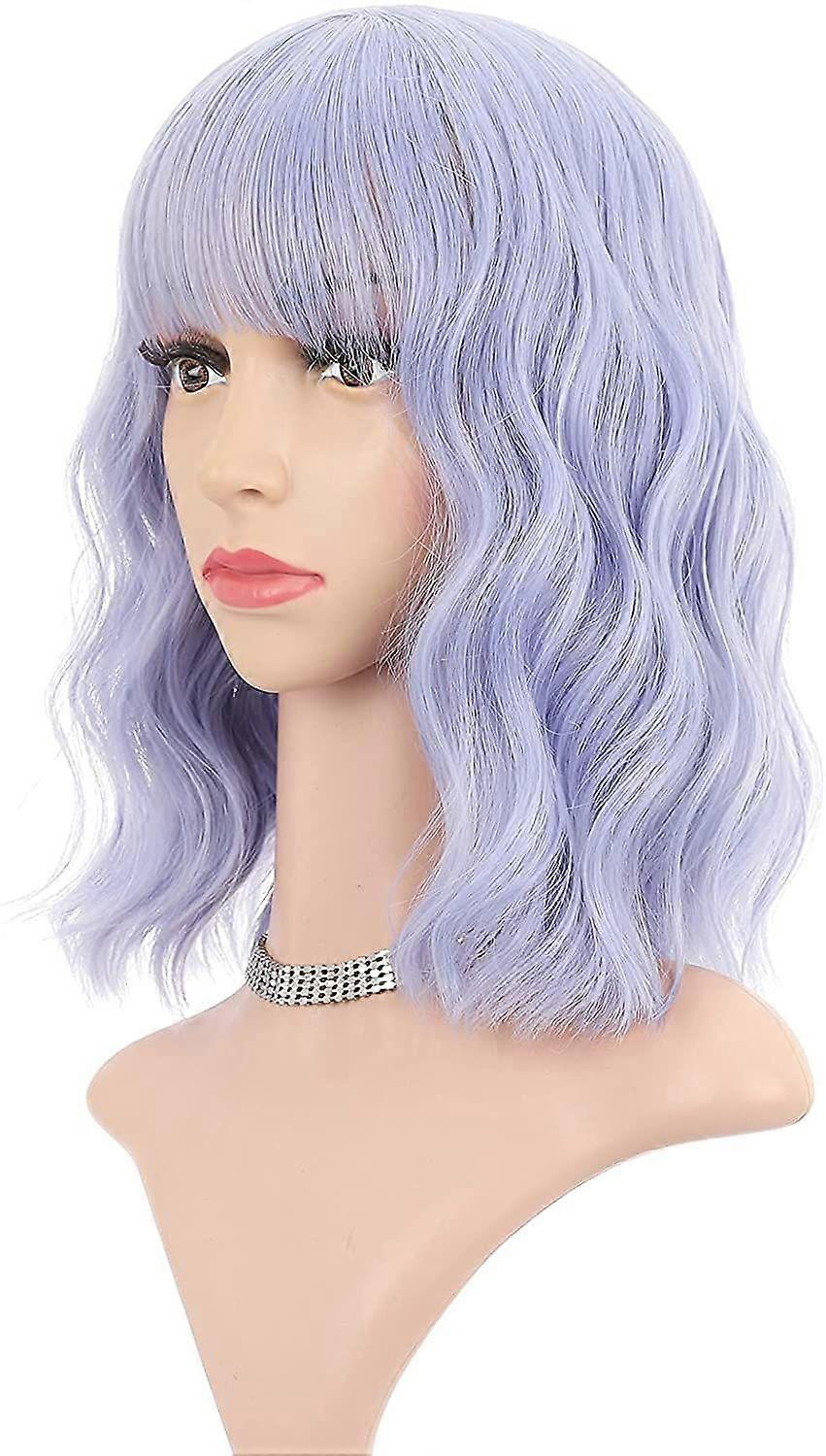 Light Purple Wavy Wig