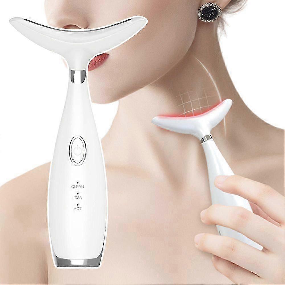 Wireless Facial Neck Massager - Anti-Wrinkle, Lifting, Firming Device for Face Care, Skin Care, and Beauty, Portable for Home/Travel