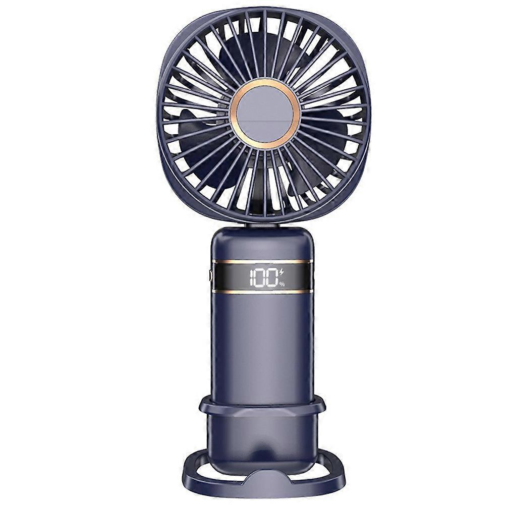 Home Portable Fan with Display on Table Stand Portable Handheld Fan B