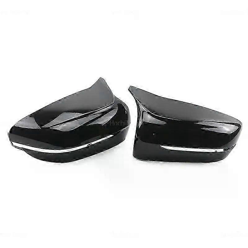 High Quality Bright Black Mirror Cover Overlay for Certain Brand 3 4 5 6 7 8 Series Car Rearview Mirror Cover
