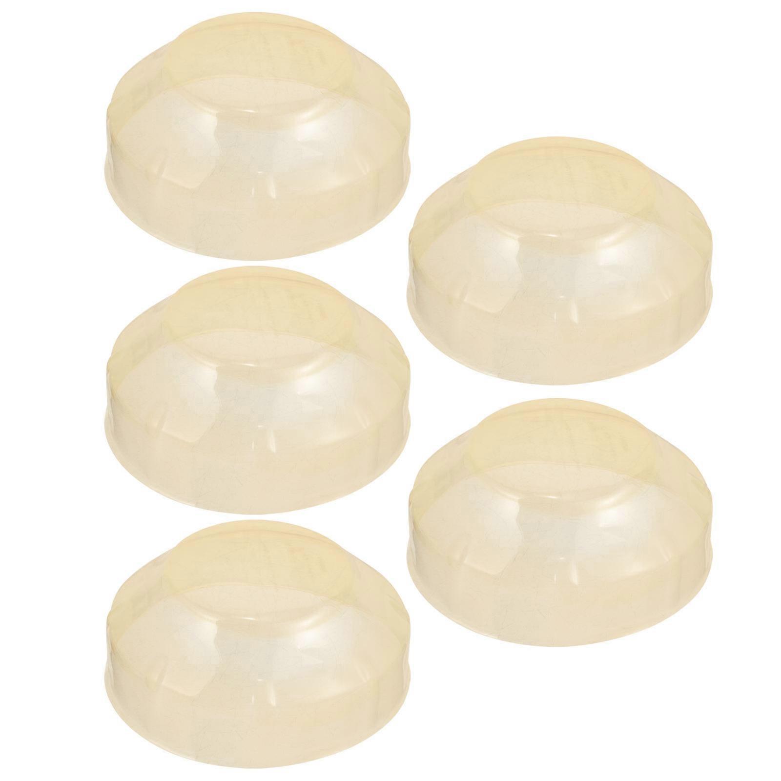 5pcs Durable Plastic Detector Cover Caps for Alarm Sensors – Prevents Dust, Reduces False Alarms, Household Use