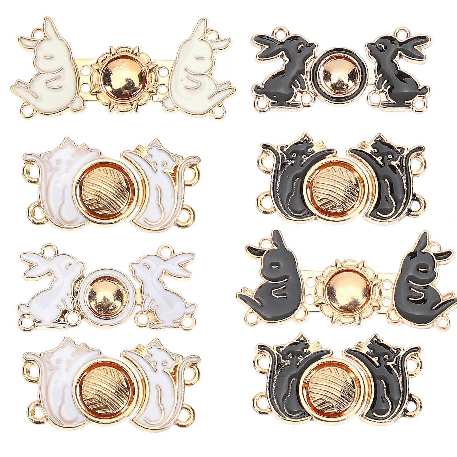 Waist Button Tightener Jeans Buttons Clothing Adjustment Assorted Color Round Shape 12Pcs