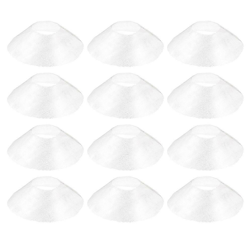 Air Filters Material Range Hood Filters Bowl-shaped Iron Alloy Cooking Enthusiasts Kitchen Use 12Pack