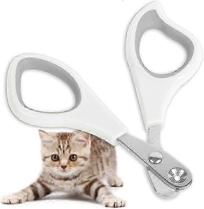 Cat Nail Clippers, Pet Claw Scissors with 2mm Positioning Hole,Non-Slip Claw Trimmer, Cat Claw Cutters Scissors for Guinea Pigs, Birds, Puppies