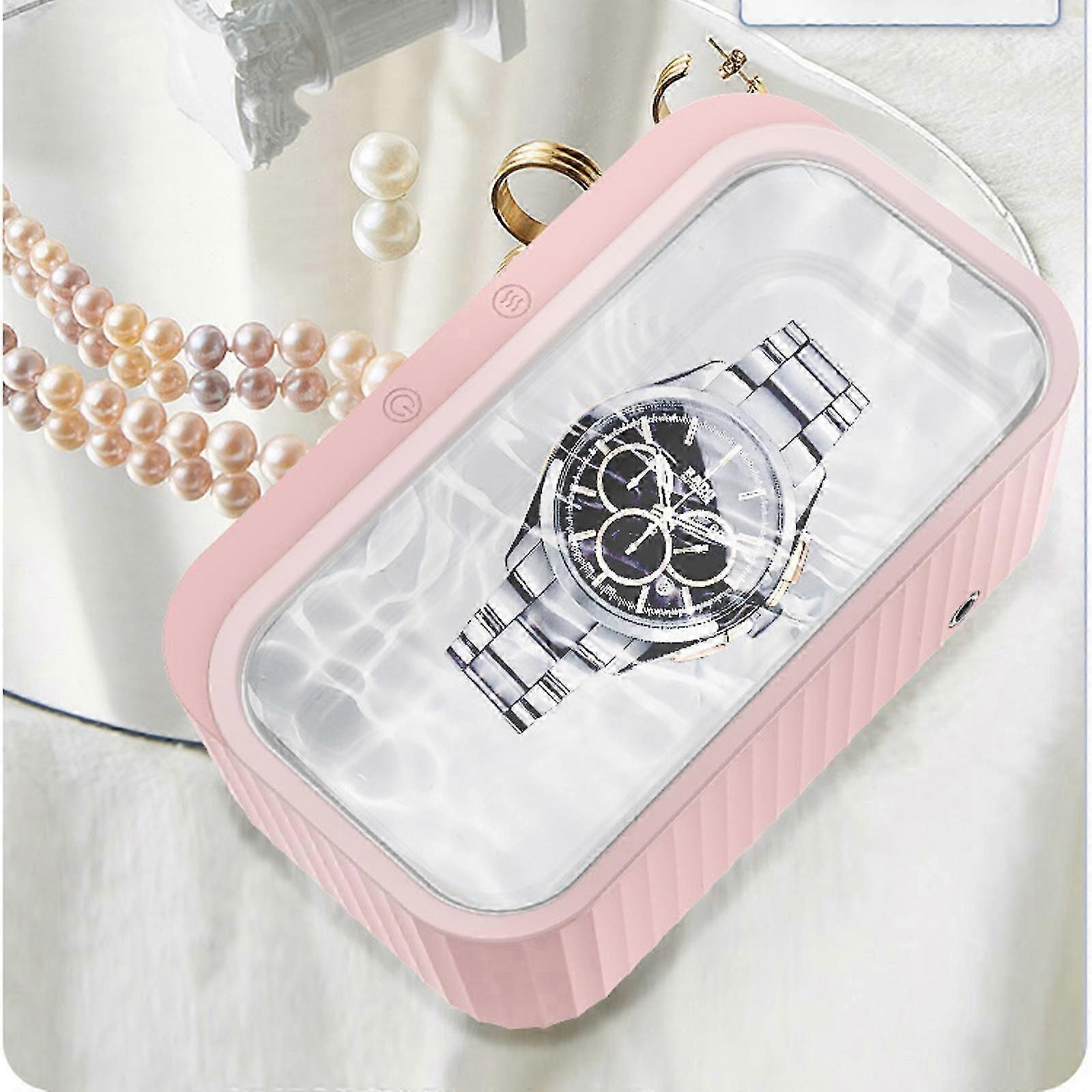 Ultrazvukový čistič, ultrazvukový stroj na čistenie prsteňov na okuliare, striebro, prstene, držiaky, zubné protézy