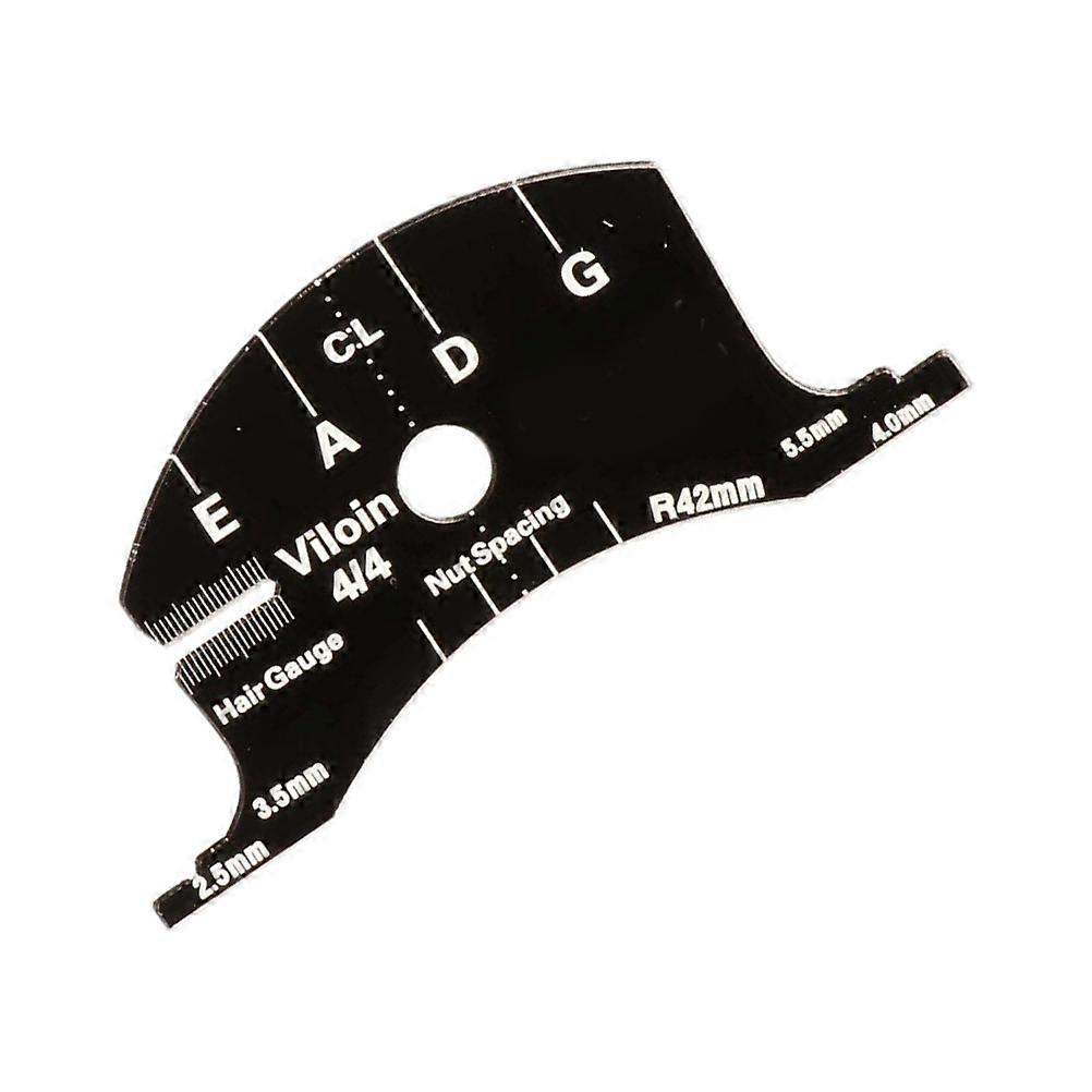 Musical Instrument Parts Violin Bridge Tool String Height Measurement White Rectangular 1Set