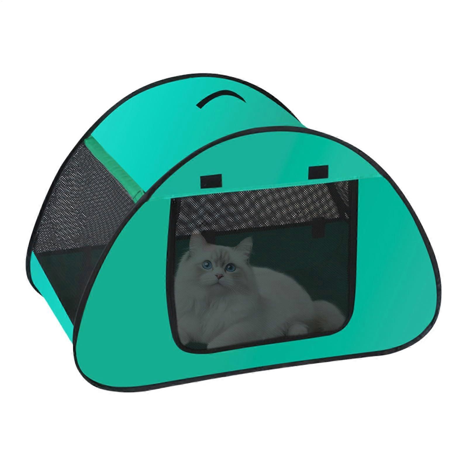 猫冷却室便携式可折叠帐篷,通风可清洗,适用于猫、小狗和宠物室内室外