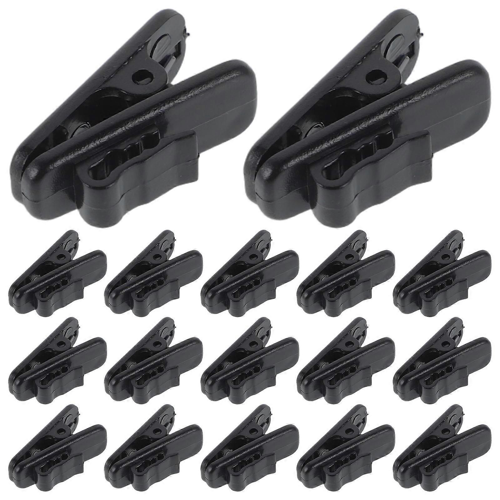 100pcs Durable Plastic Headphone Cable Clips Earphone Wire Holders for Tidy Management Compatible with Various Models Sturdy Headset Accessories
