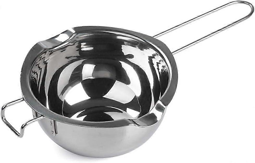 HG Stainless Steel Double Boiler Pot For Melting Chocolate, Candy And Making Candles (18/8 Steel, 2 Cup Capacity)