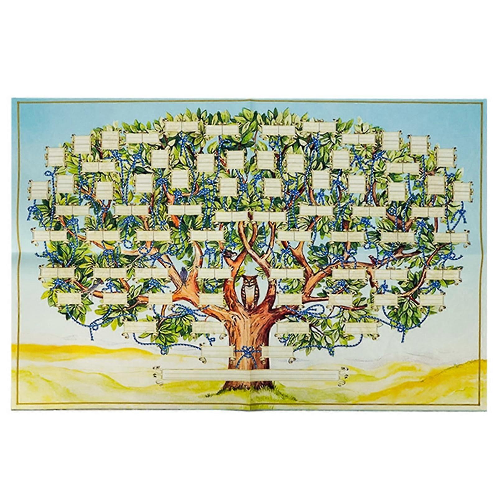 Family Tree Chart to Fill in 6 Generations Ancestor Illustration Fillable Ancestor Chart
