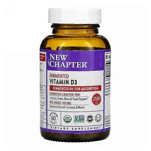 New Chapter Fermented Vitamin D3 ,60 Count (Pack of 1)