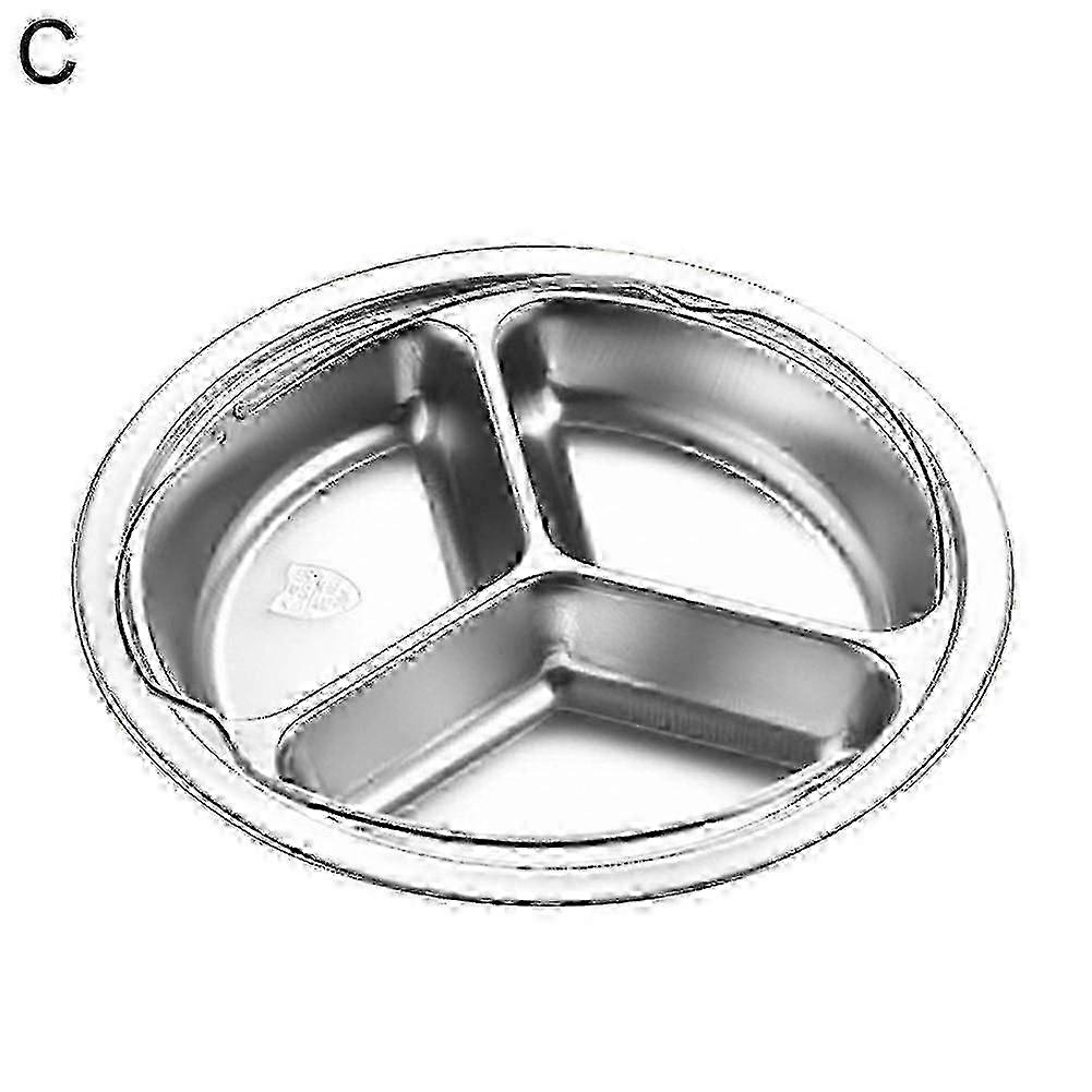 Multifunctional Divided Food Steamer Tray with Double Handles - 3 Grids