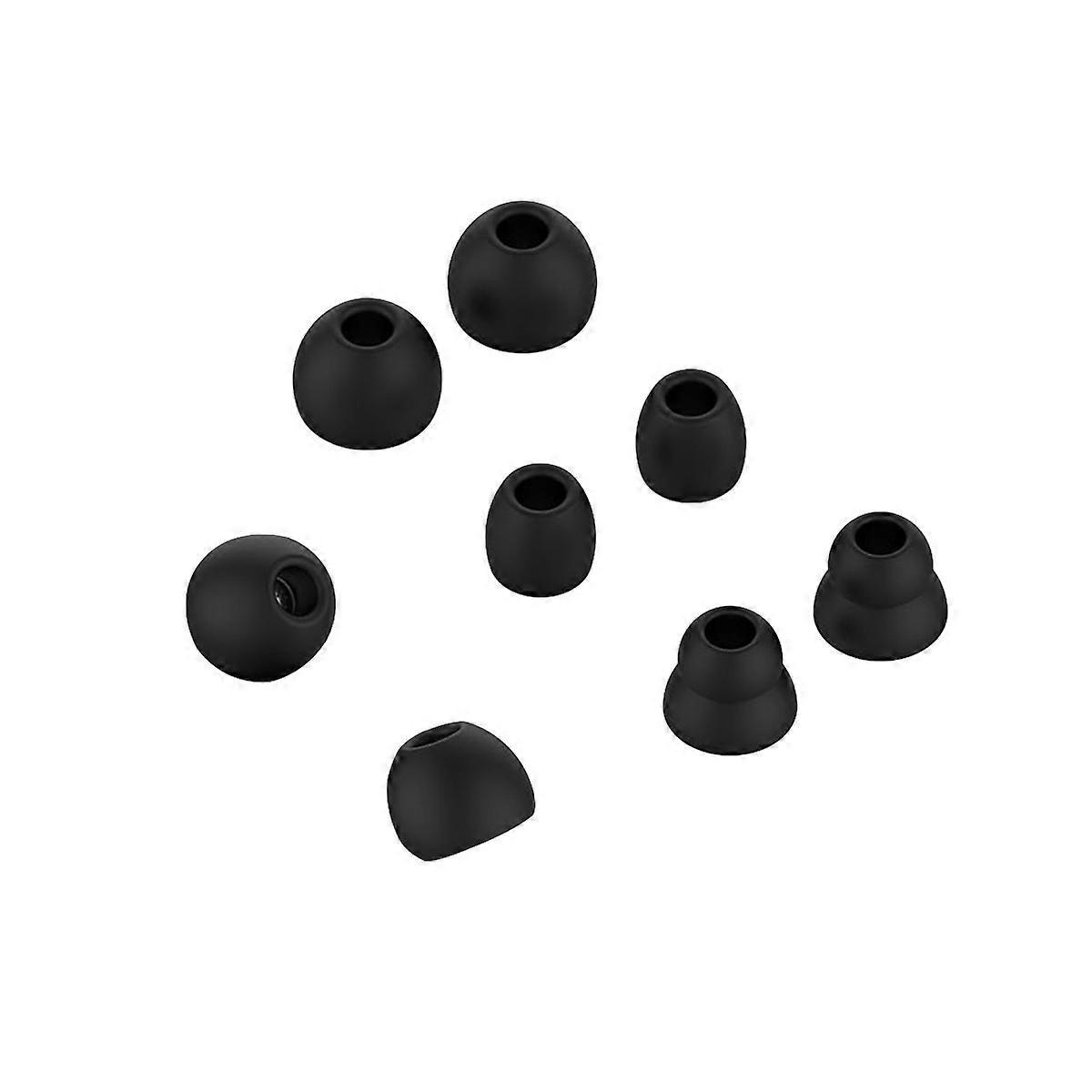 Replaceable Silicone Earbuds Tips Durable Flexible For Fitness Activities 8Pcs