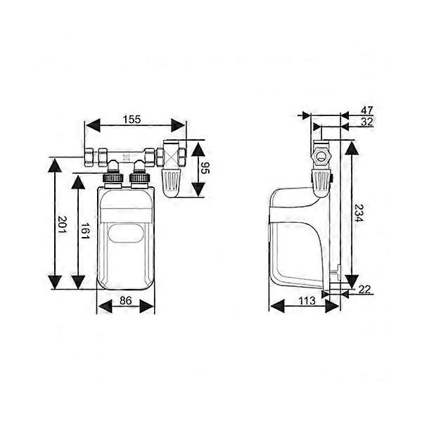 Dafi Kettle POZ03582 White White