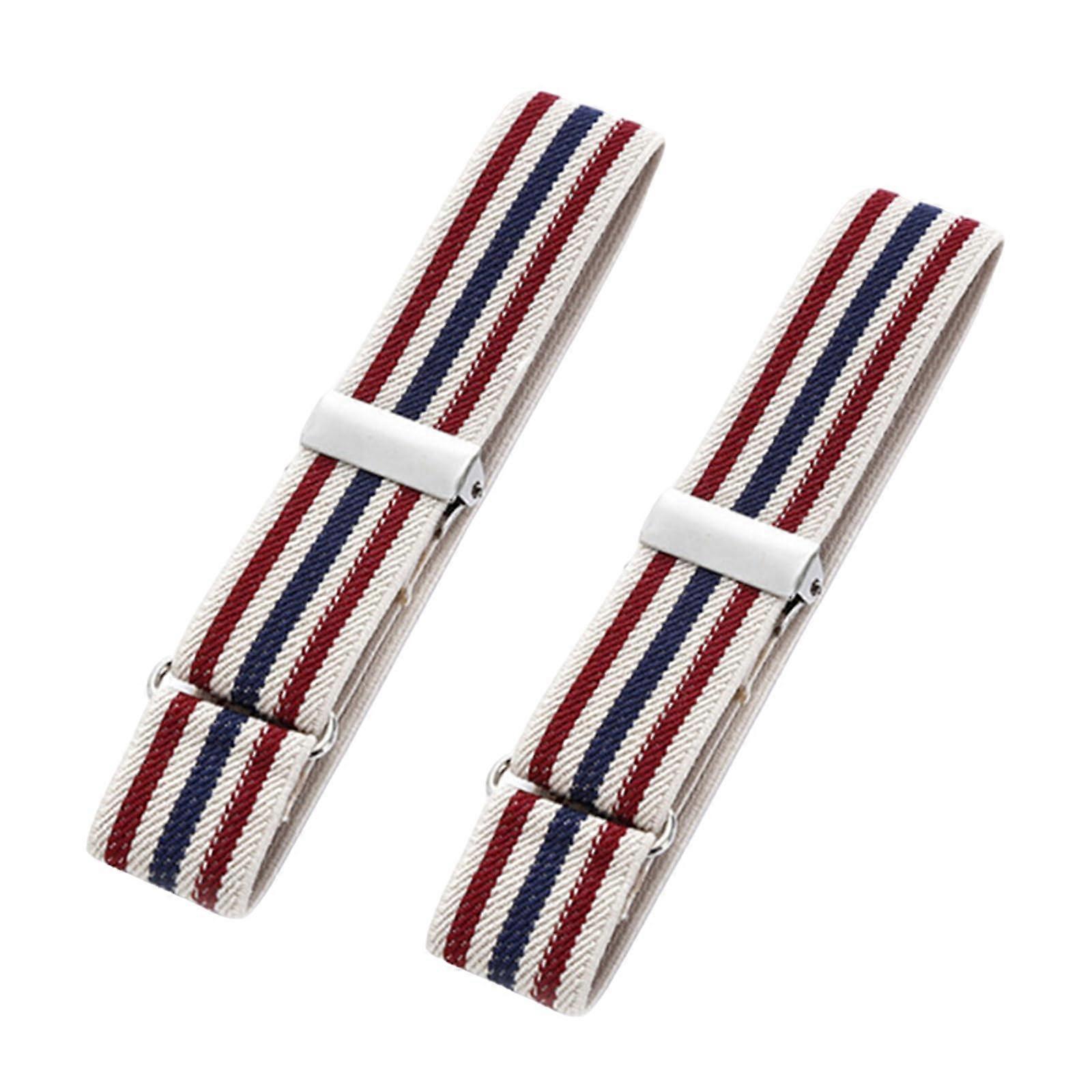 Adjustable Bracelets Unisex, Comfortable Elastic Plain Fashion Accessory, Easy Size Adjustment, 1 Pair