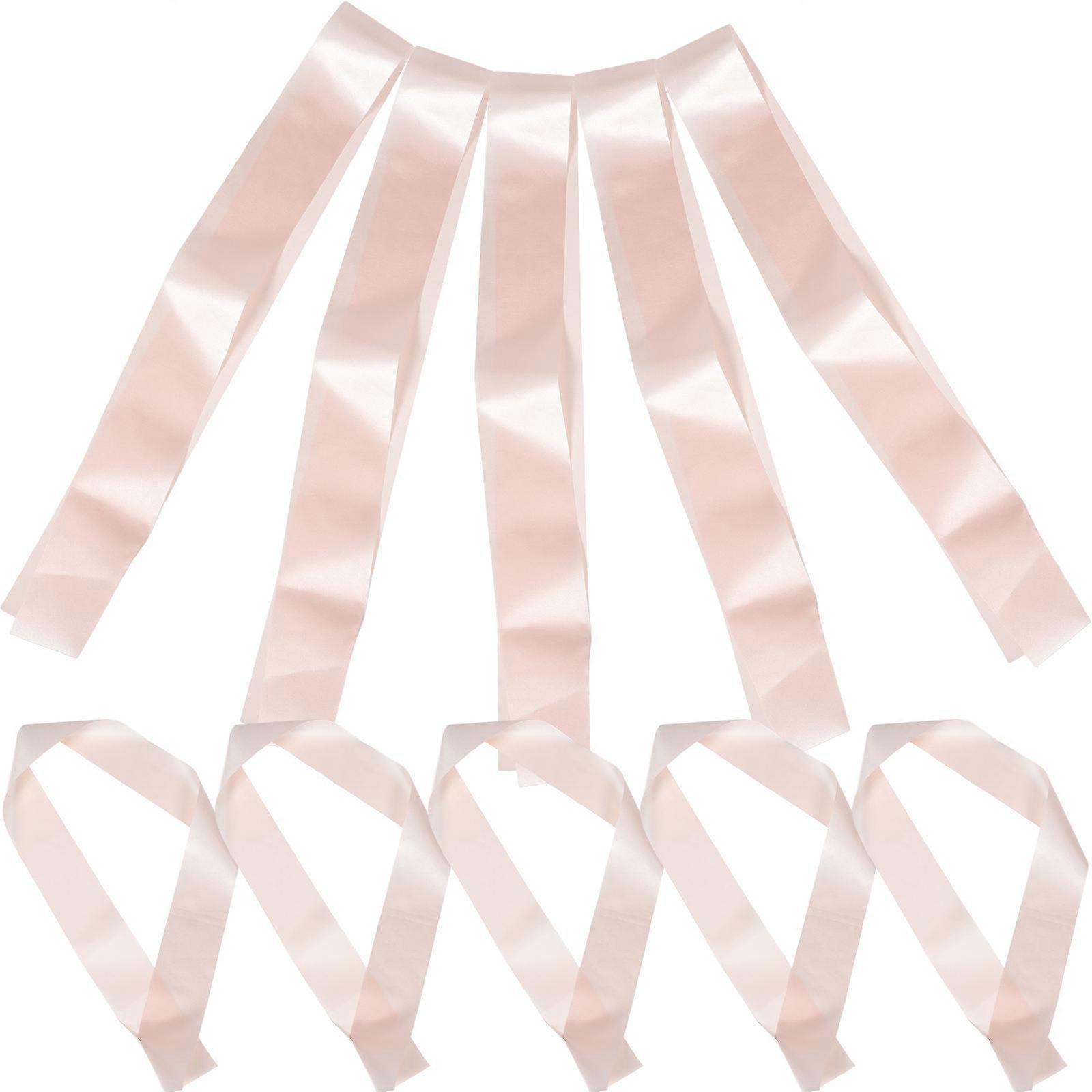 Blank Sashes To Decorate Pageant Sash Bridal Shower Accessory Long Strip Style Women 160x9.5cm 10Pack