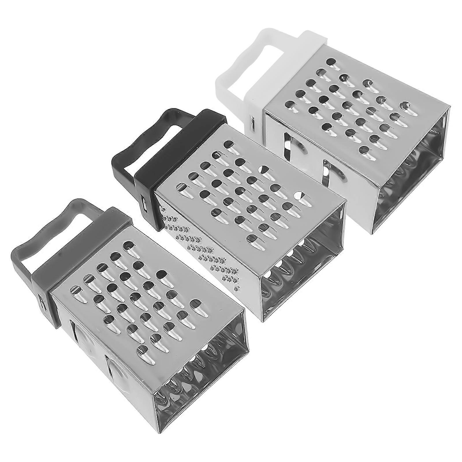 Stainless Steel Mini Cheese with Four Sides for Safe and Easy Vegetable Slicing at Home Assorted Color