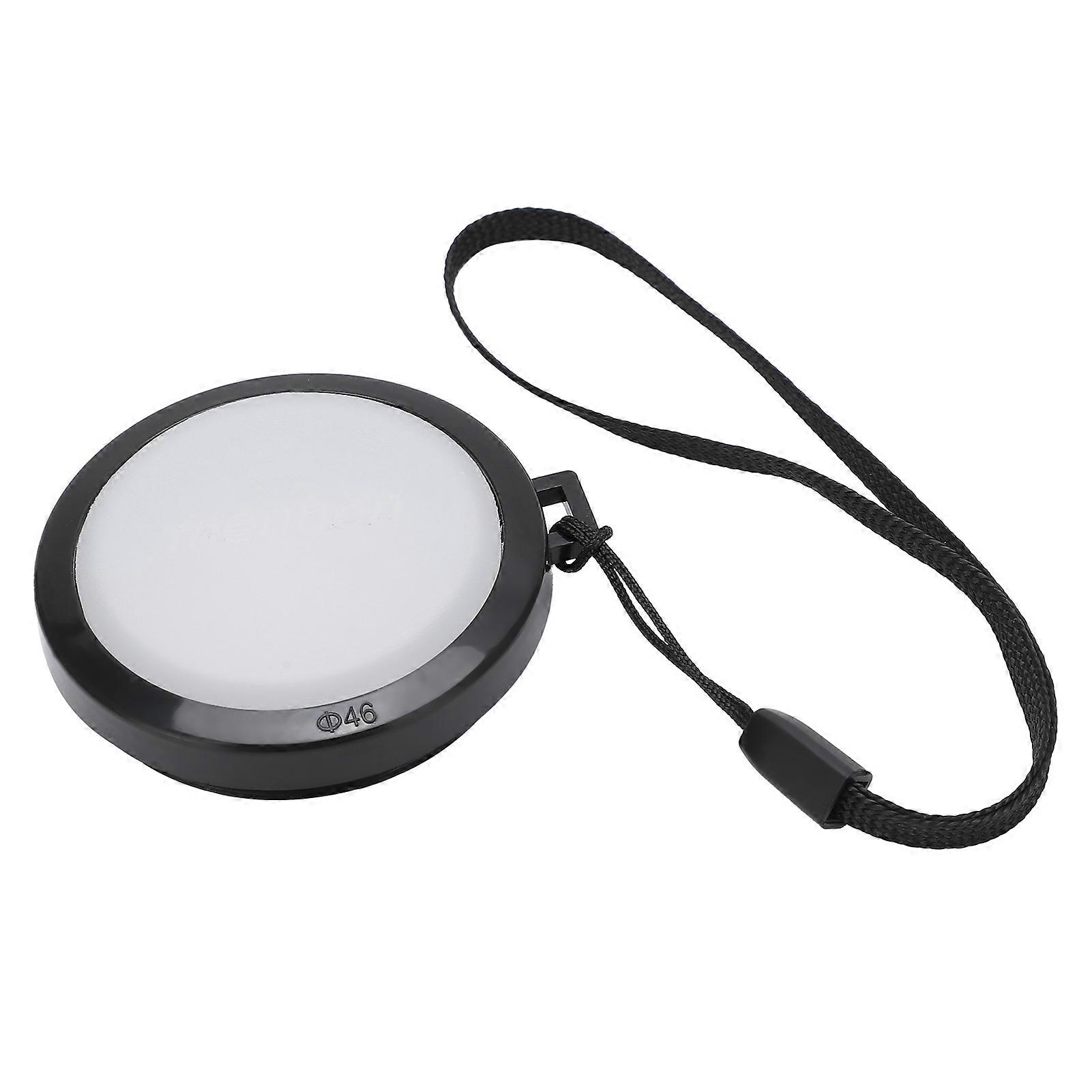 MENNON White nce Camera Lens Cap Cover Plastic Camera Body Cap AntiCorrosion(46mm 1.8in )