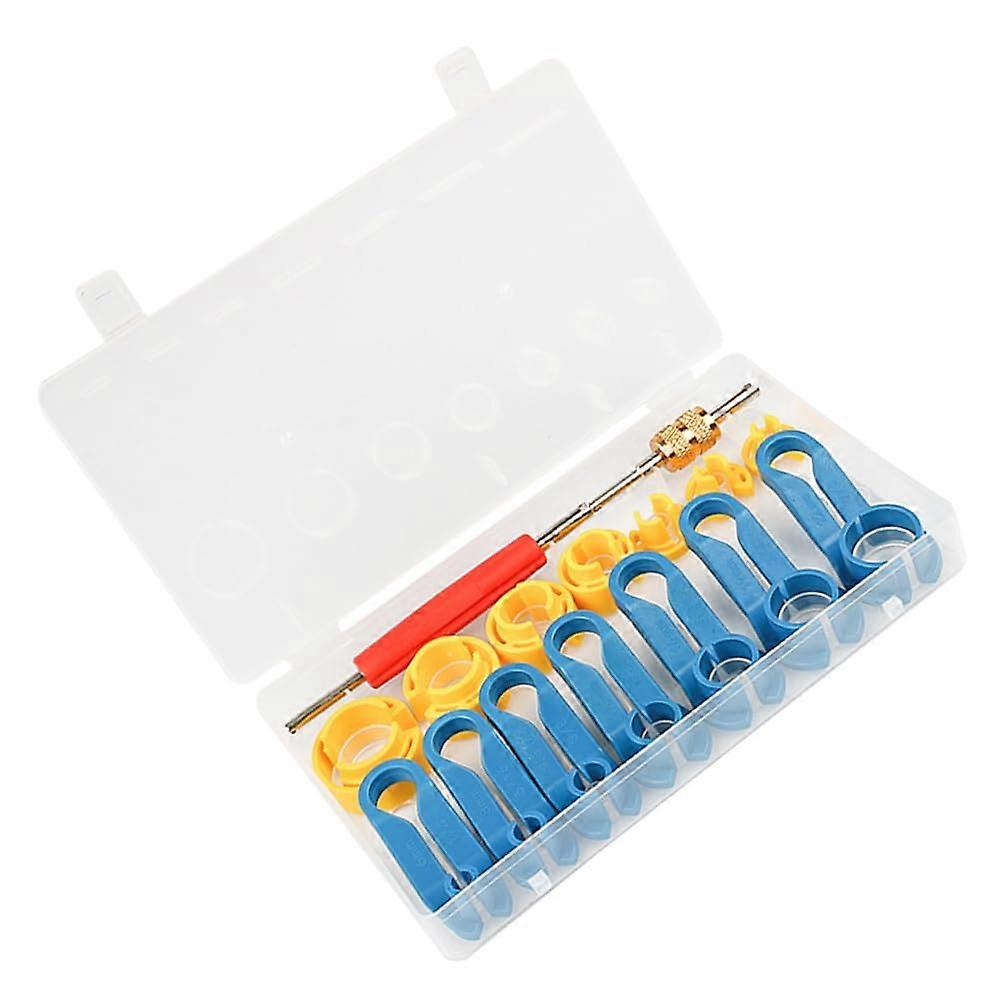 Car Air Conditioning Refrigerant Pipe Removal Tool with Quick Connector and Valve Core for Fluorine Tube Replacement