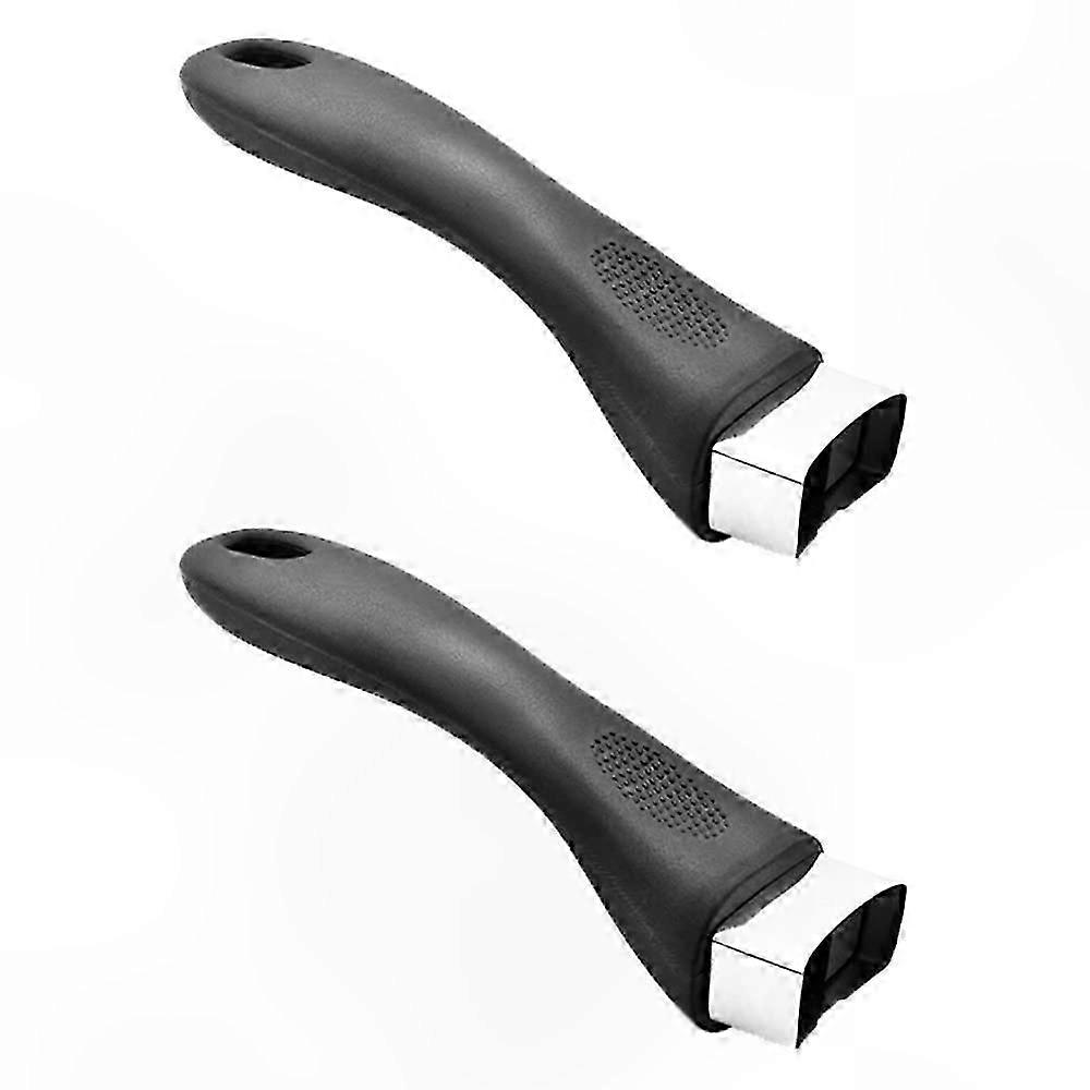 Replacement Pot Handles with Screws for Cookware Pans Kitchen Use 2 Pack Bakelite Material