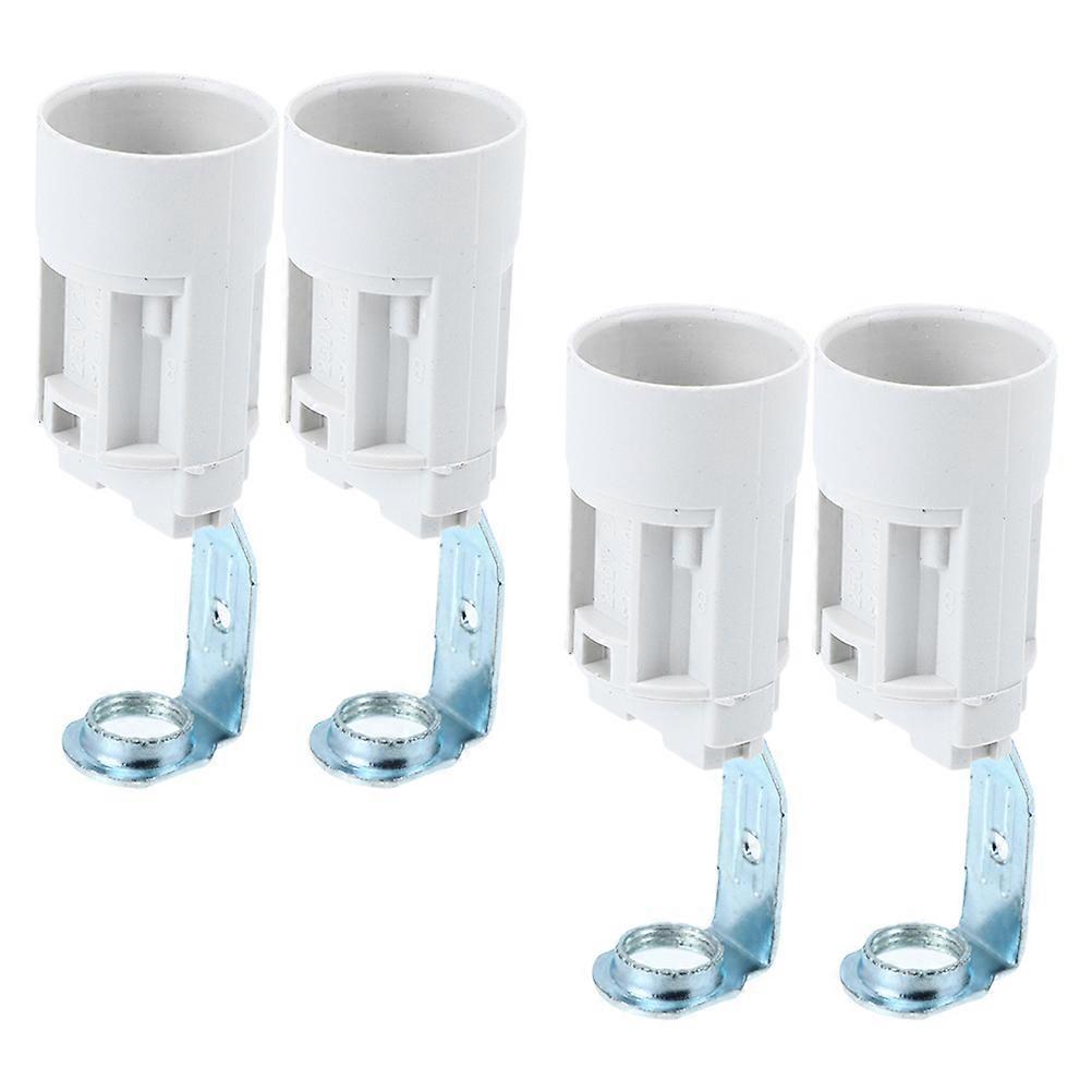 E14 حامل المقبس لمصابيح أنابيب المياه الشموع متنوعة اللون دائم البلاستيك سبائك الزنك النحاس 4