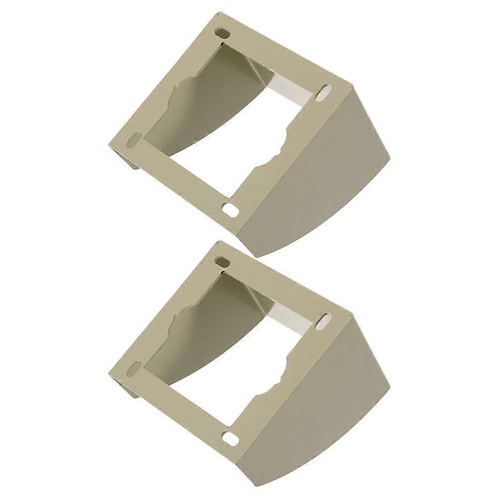 Socket Cover Protector Box (2pcs) Weatherproof for Outdoor Electrical Devices Doorbell Switch Charging Station Residential Commercial Use