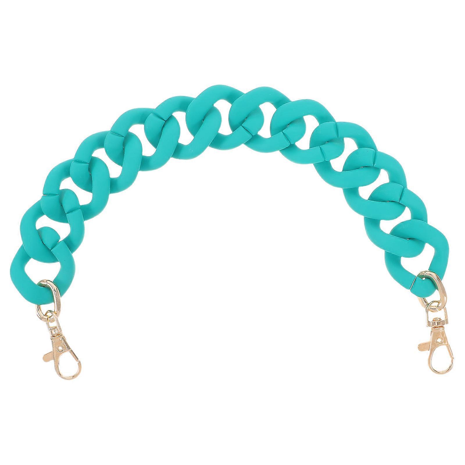 Purse Chain Extender Flat Handbag Chain With Clips Metal Modern Style Adjustable Bag Chain Women 1Pack