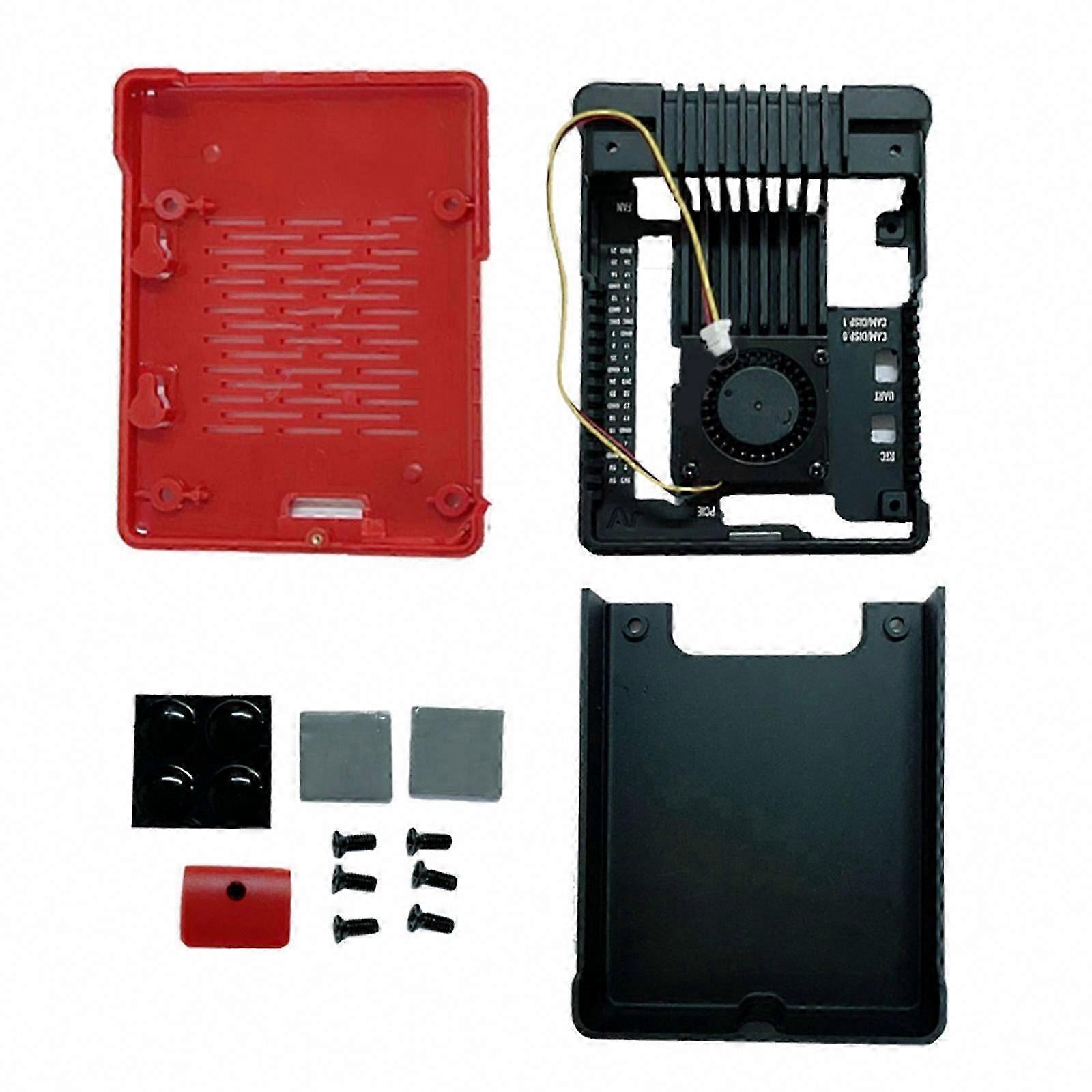 Aluminum Case Enclosure for RPi 5 Mainboard Protector Box Efficient Cooling and Ventilation ARGON ONE Easy to Use