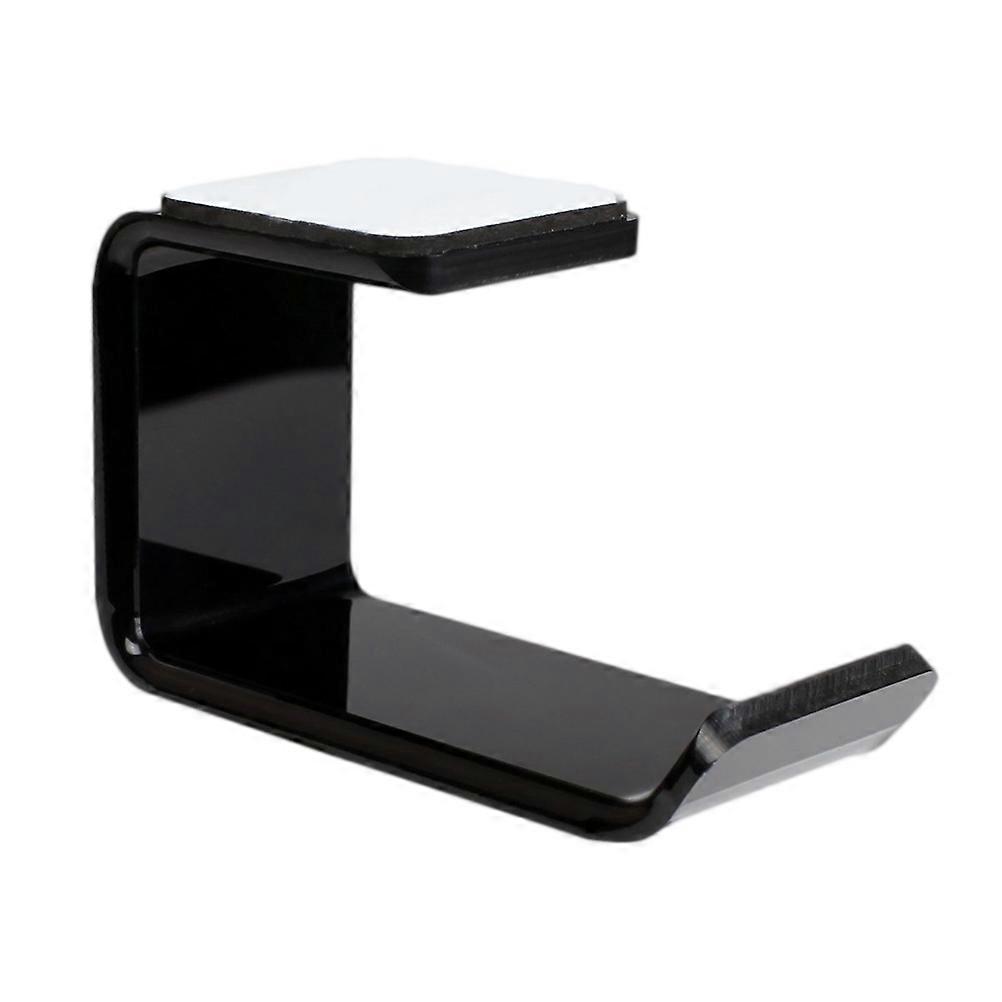 Gaming Headset Stand Scratch-resistant Acrylic Rack For Desk Organization Black 1Set