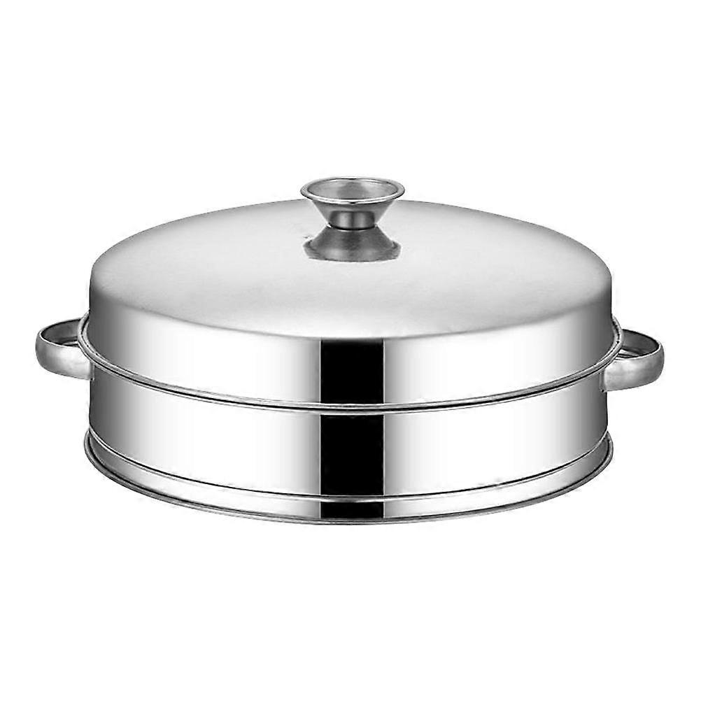 Stainless Steel Food Steamer Cooking Tool For Family And Restaurant 20x20x12cm With Lid 1 Set
