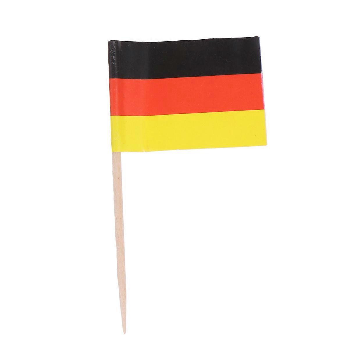 Countries Small Stick Flags 100 Pcs For Theme Parties Mixed Colors Decoration Accessories