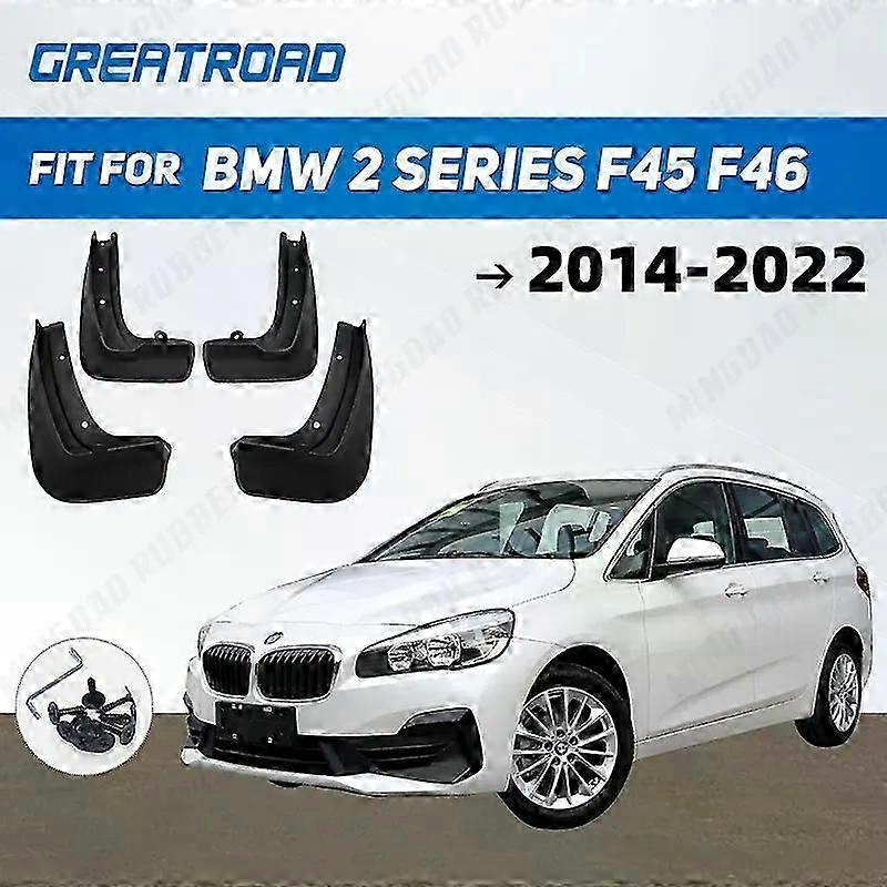 För 2 F45 F46 2014 - 2022 2015 2016 2017 2018 Bil Stänkskydd Stänkskydd Stänk Stänkskärmar Klaff Tillbehör
