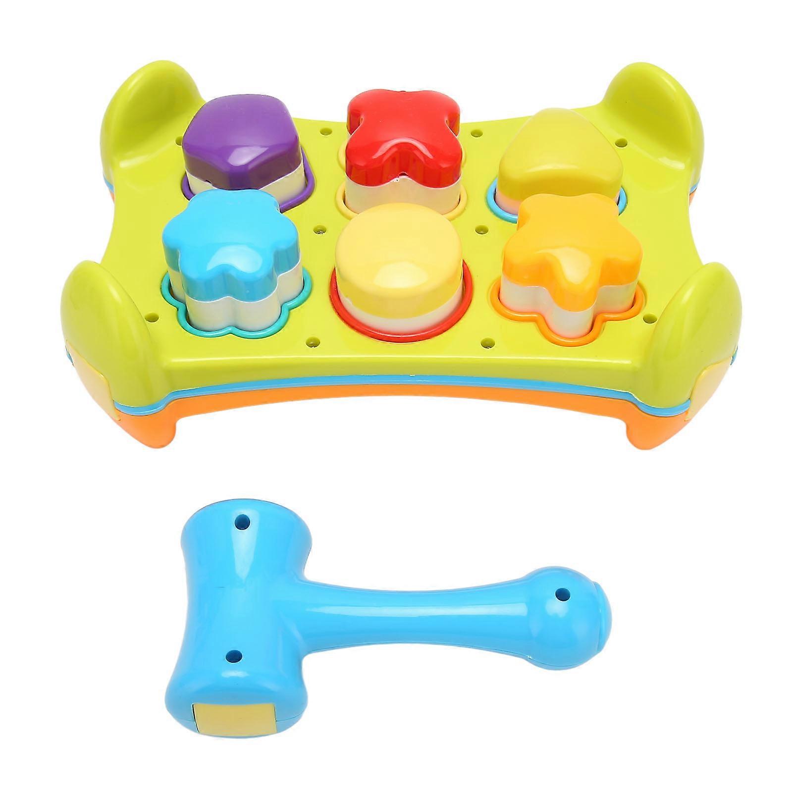 Interactive Pounding Toy Early Educational Pattern Cognition Interactive Hammering Toy