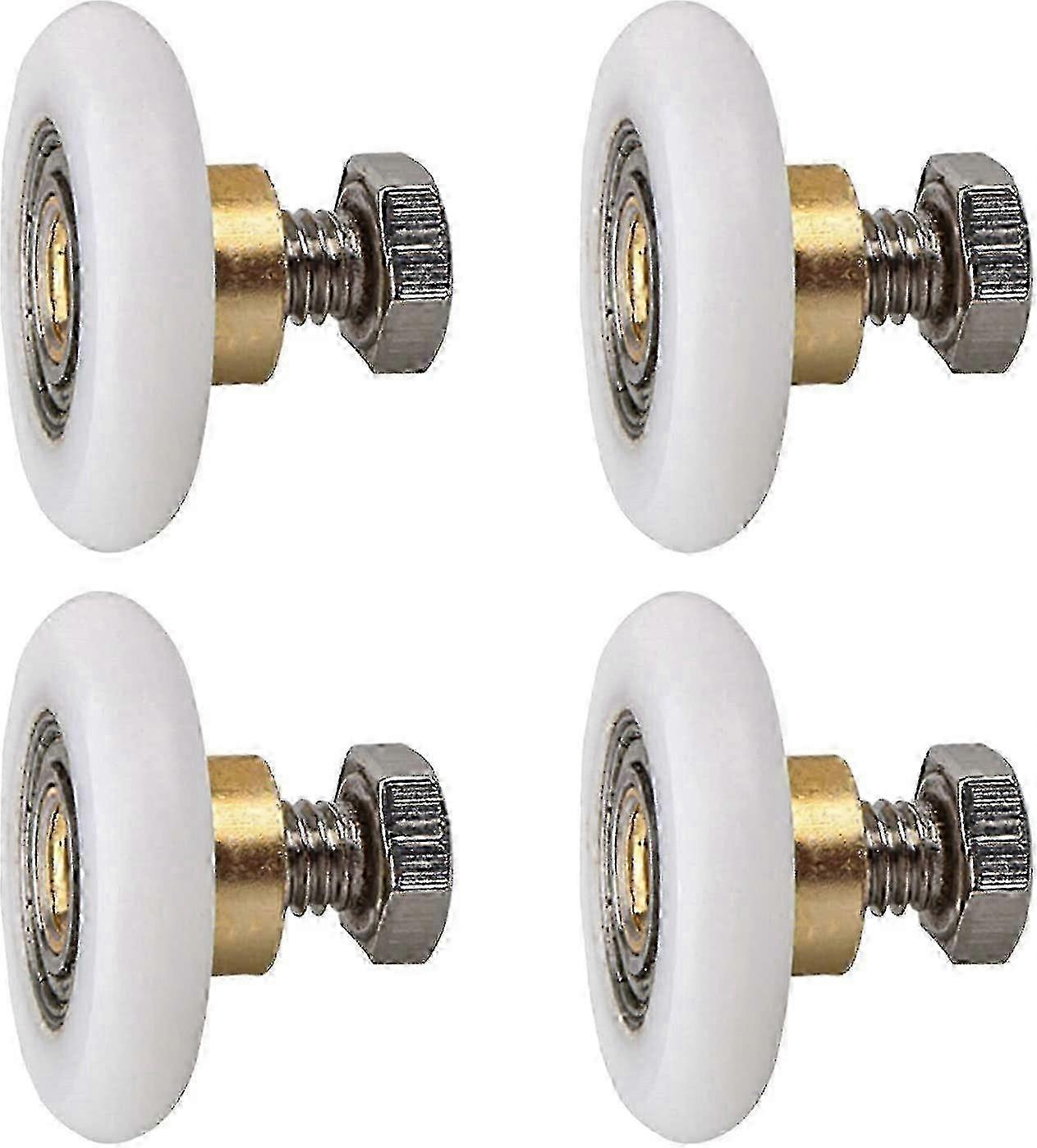 Premium 4pcs Shower Door Roller Wheels Replacement Set