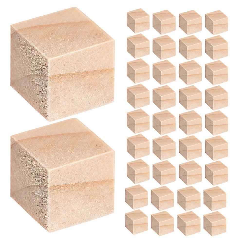 Natural Wood Blocks 200Set Home Decor For DIY Enthusiasts Sturdy Material Create Cozy Atmosphere