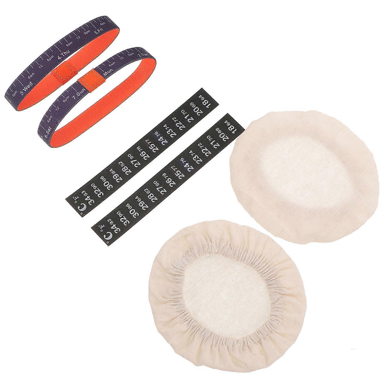Cloth Covers For Sourdough Sourdough Starter Accessories Date Marking Baking 1 Set