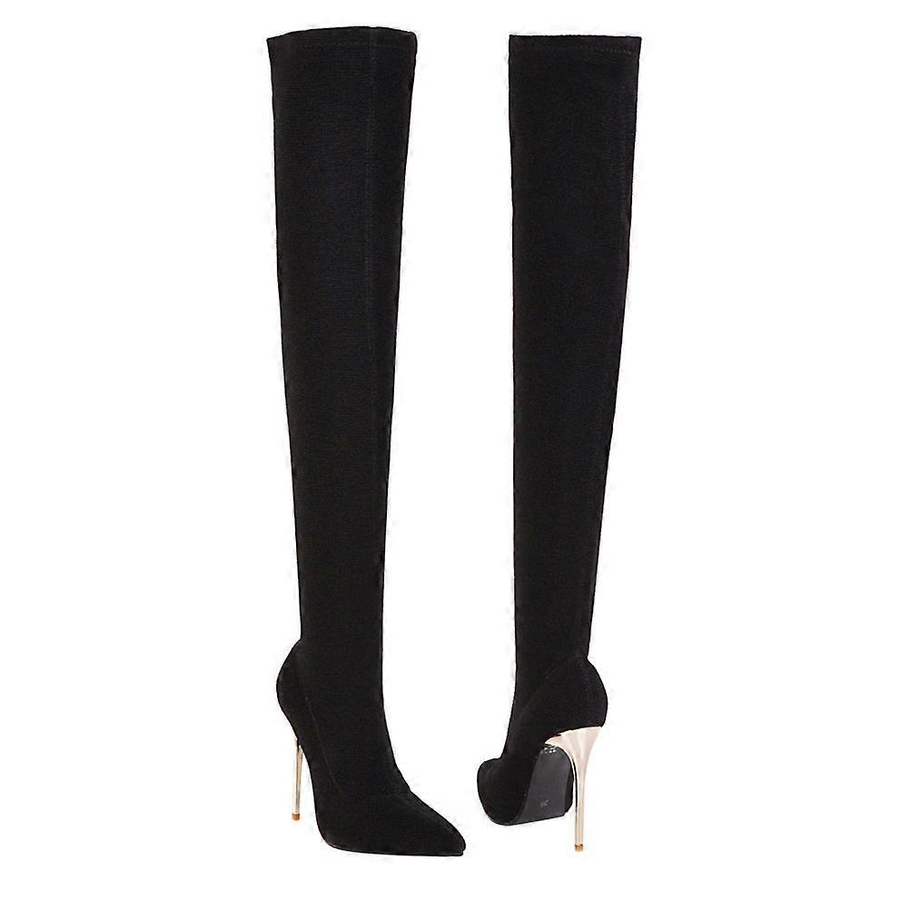 High Heel Knee Length Boot, Balancing Elegance and Practicality for Winter