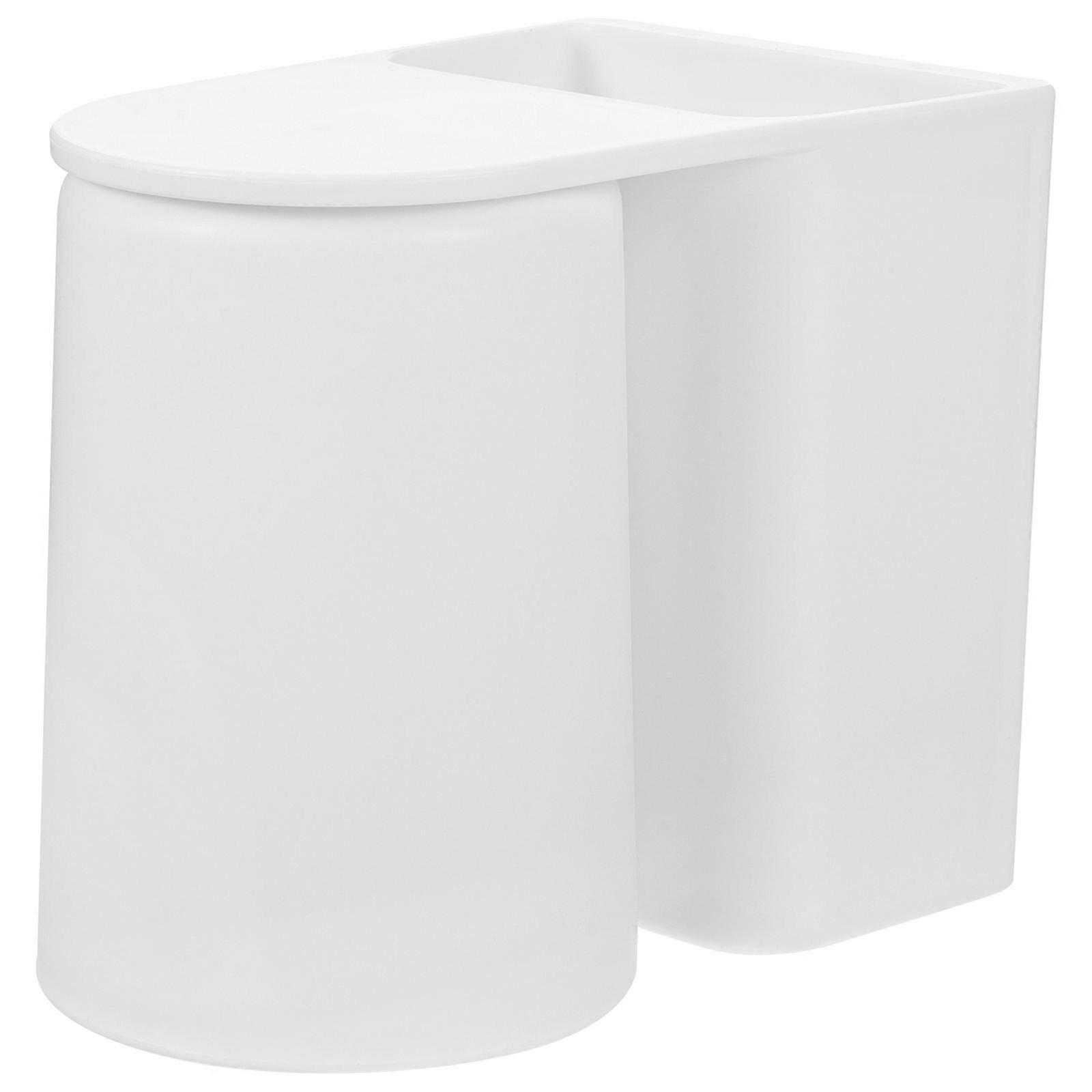 Temel İhtiyaçlar için Gizli Depolama Alanına Sahip Manyetik Emme Diş Fırçası Bardak Tutucu