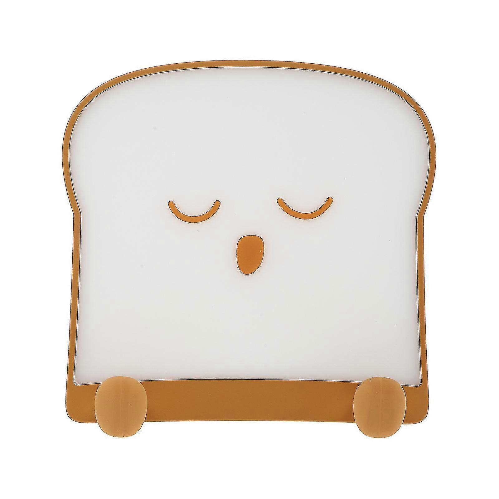 1 Set USB Rechargeable Cube Toast Night Light, Double Glow Timer Lamp